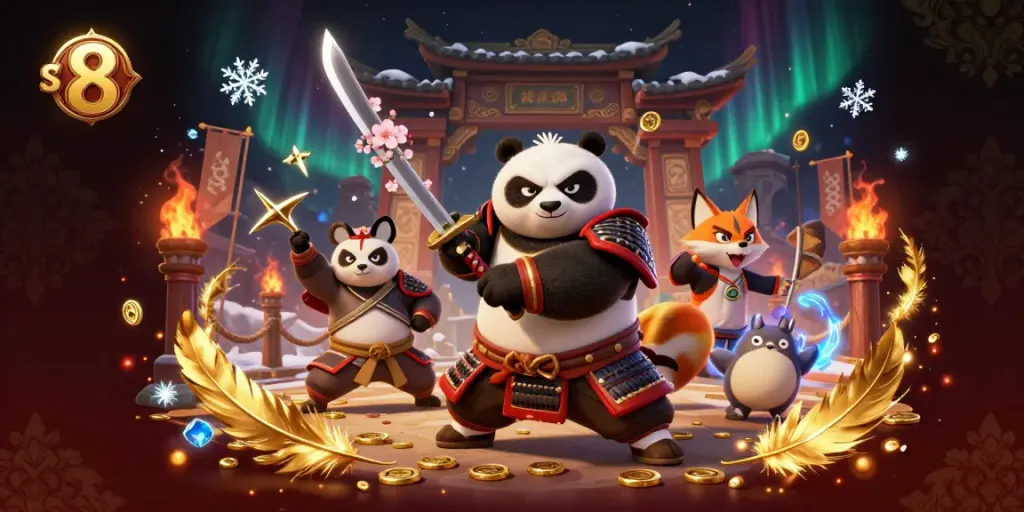 Engage in thrilling gameplay with vibrant characters at s 8, showcasing a dynamic casino scene.