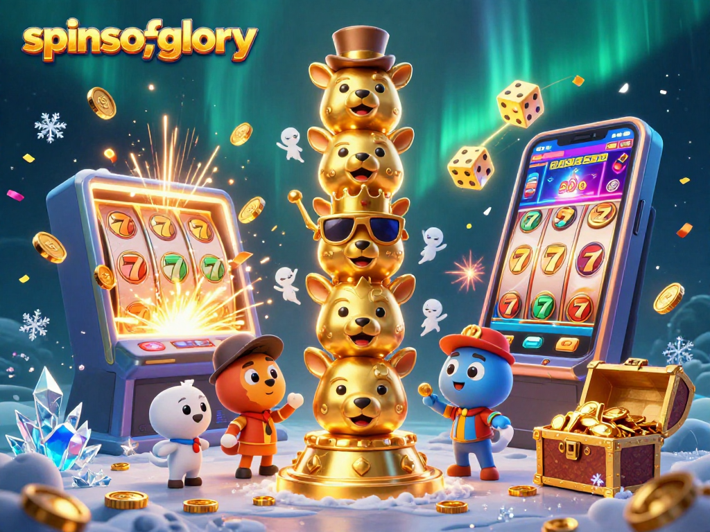 Engage in spinsofglory with a vibrant casino storyline featuring a golden totem and dynamic slot action.
